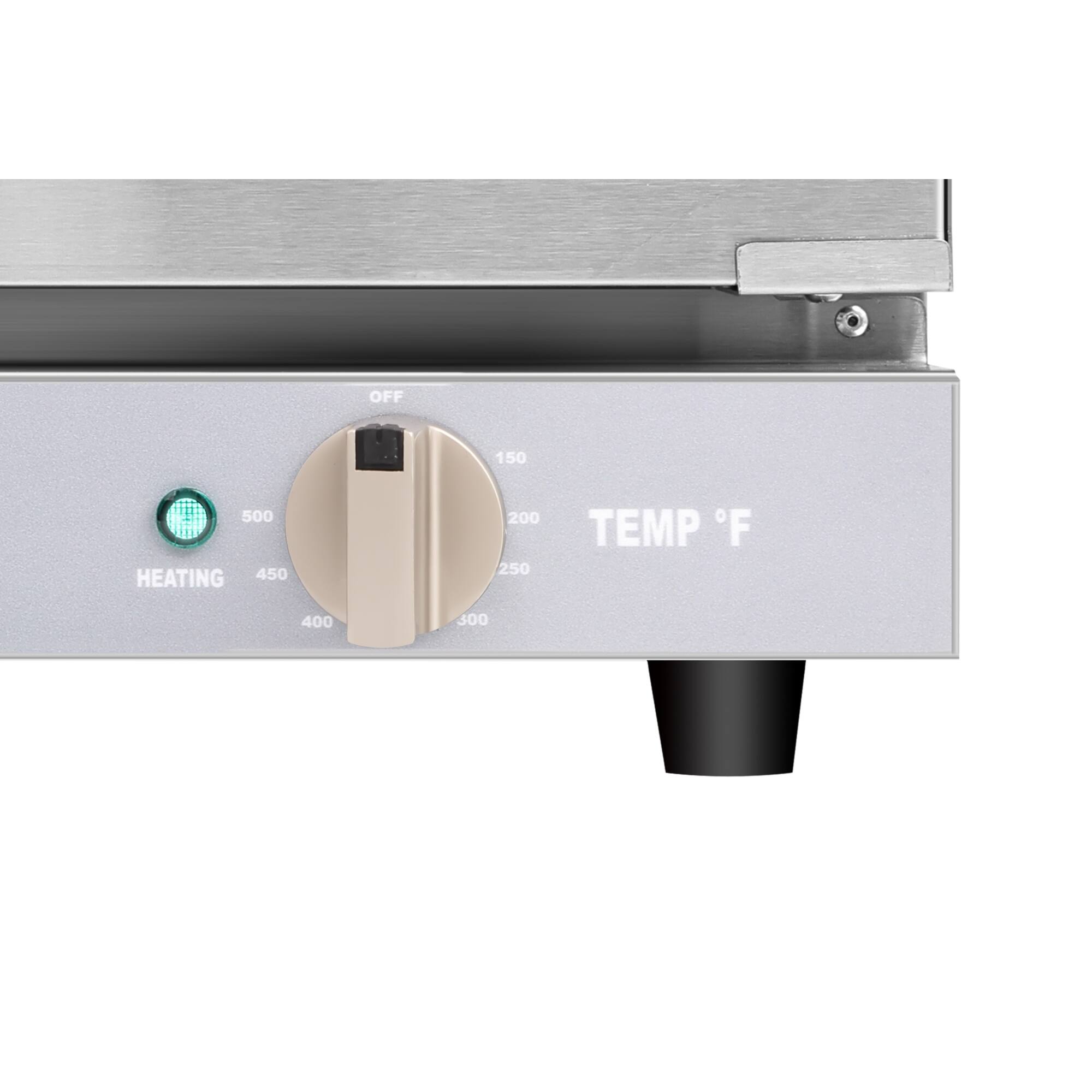 OFF  
HEATING  
TEMP °F  
500  
450  
400  
300  
250  
200  
150