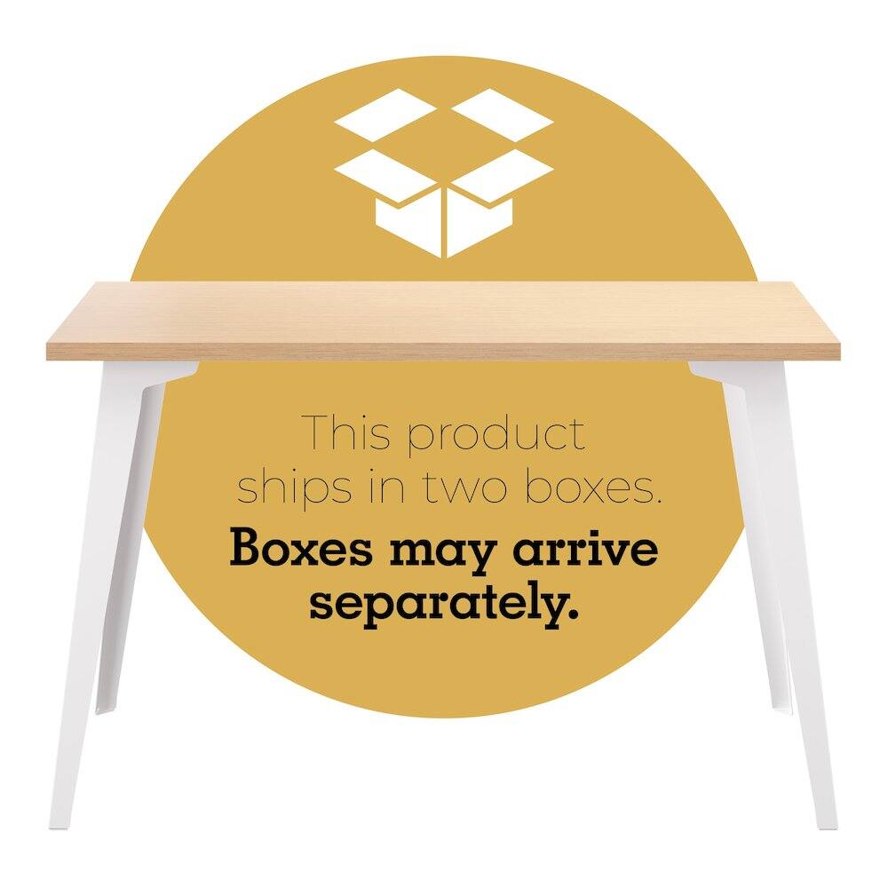 This product ships in two boxes. Boxes may arrive separately.