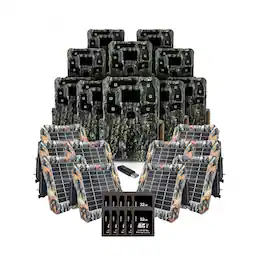 Browning Trail Cameras - Strike Force Pro X Trail Camera Bundle (10-Pack, Camo)