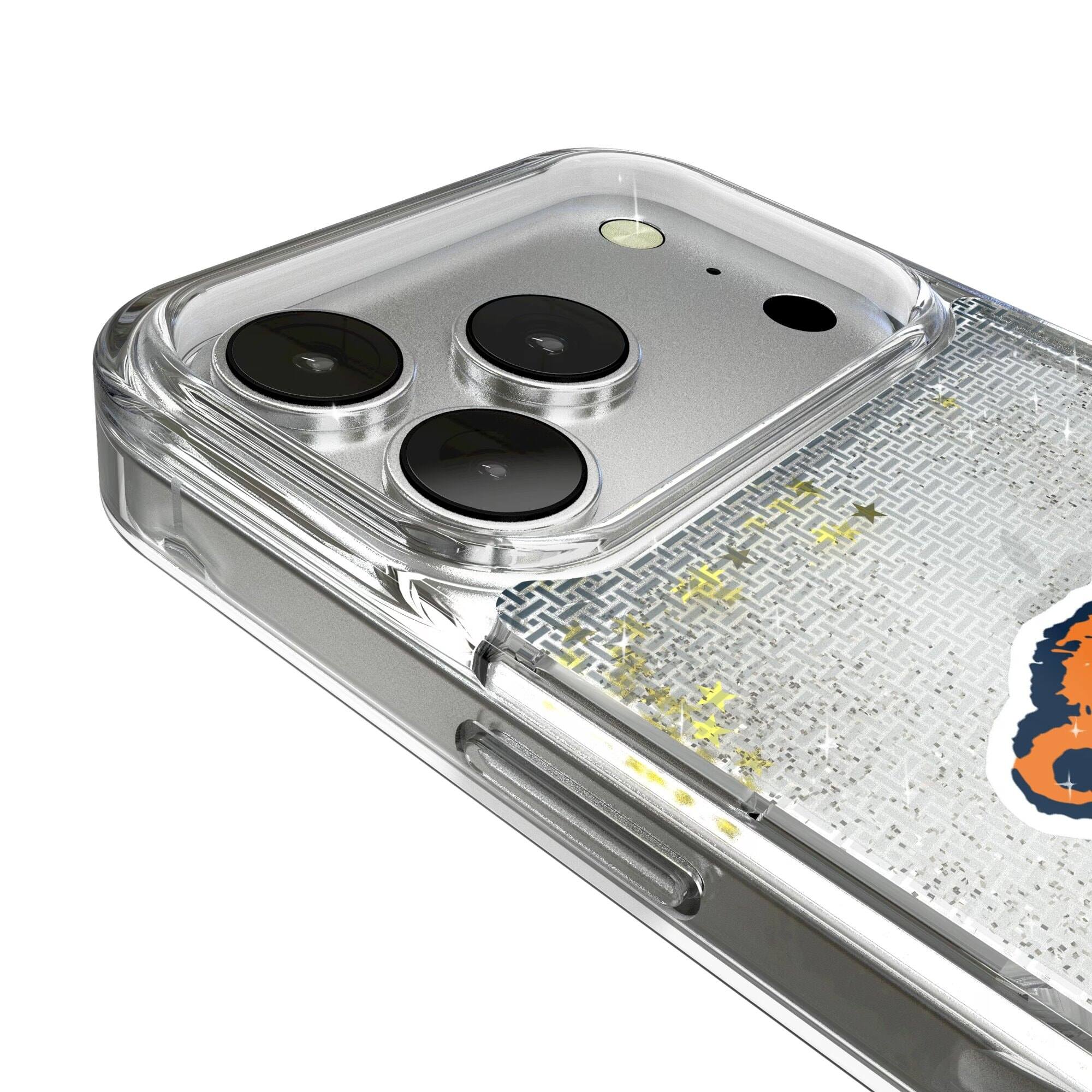 Alt View 2. Keyscaper - Chicago Bears Linen Logo iPhone Glitter Case - 16 - Multicolor.