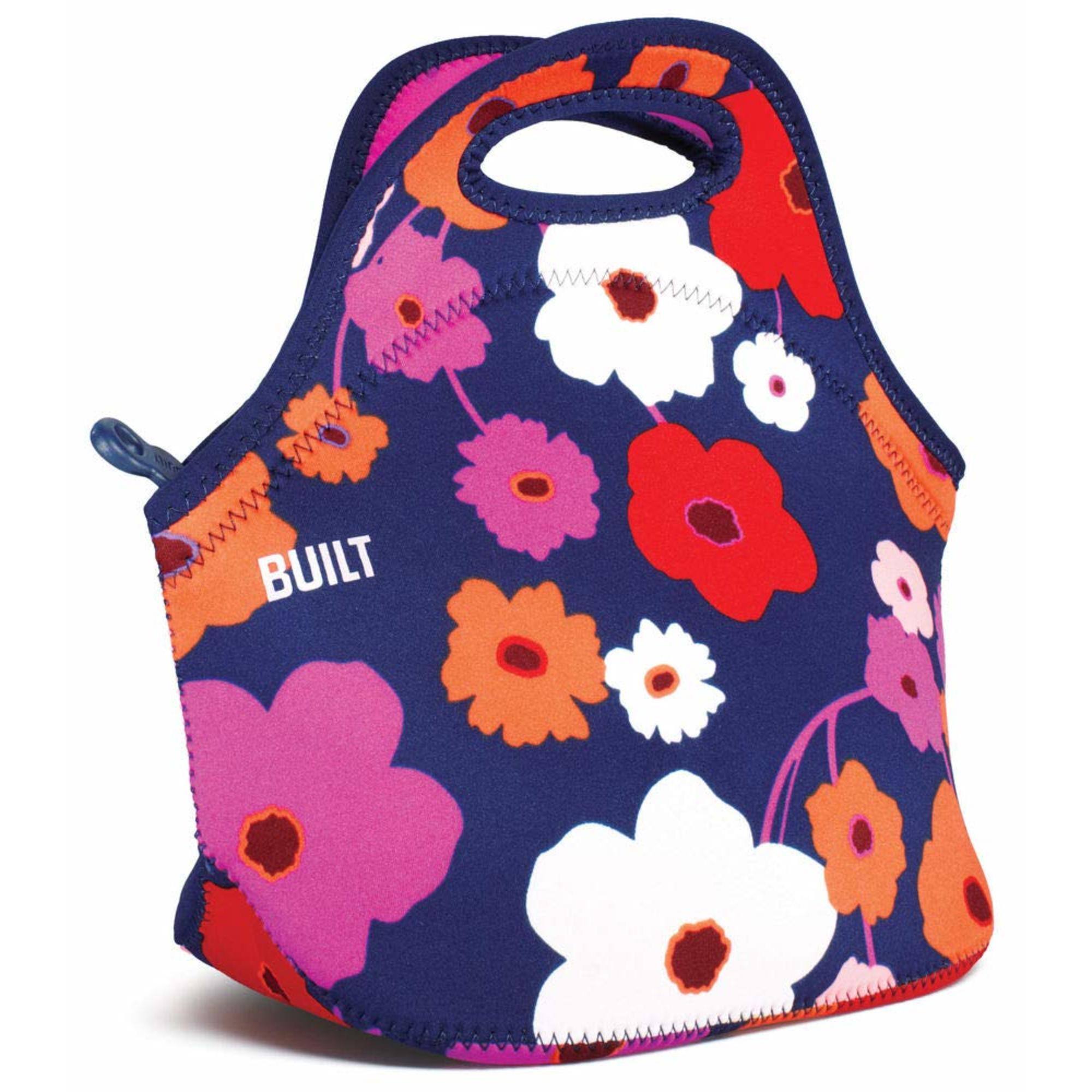 Angle. Built - BUILT Gourmet Getaway Lunch Bag - Lush Flower.