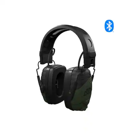 Front. ISOtunes - ISOtunes Sport DEFY BT Earmuffs with 25dB Noise Reduction (OD Green).