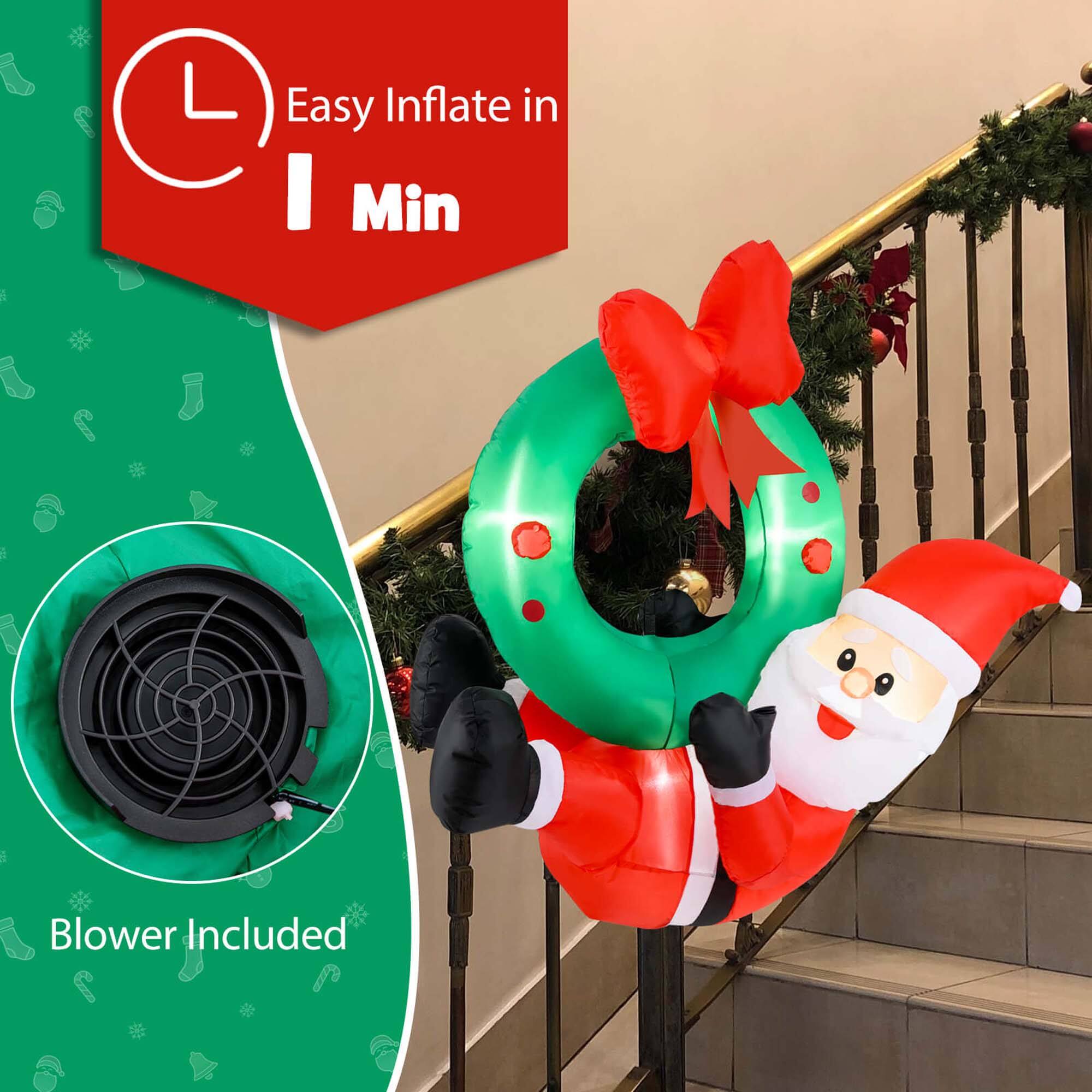 Easy Inflate in 1 Min Blower Included