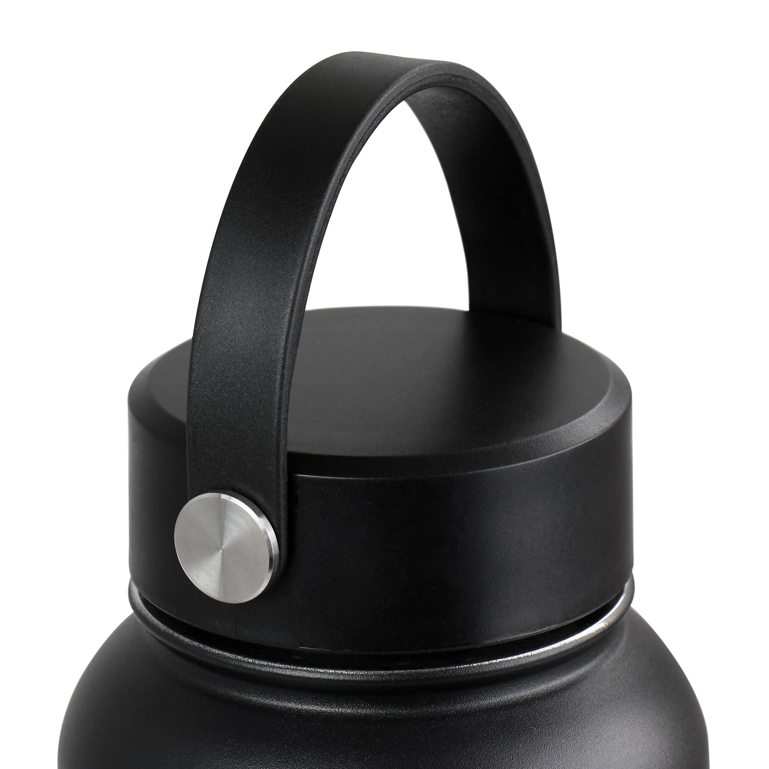 Alt View 2. Gibson - WAO 38 oz. Thermal Bottle with Lid in Matte Black - Black.
