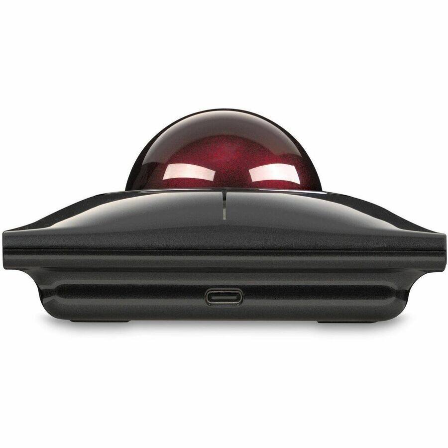 Alt View 3. Kensington - Kensington SlimBlade Pro Trackball - Optical - Cable/Wireless - Bluetooth/Radio Frequency - 2.40 GHz - Rechargeable - Black.