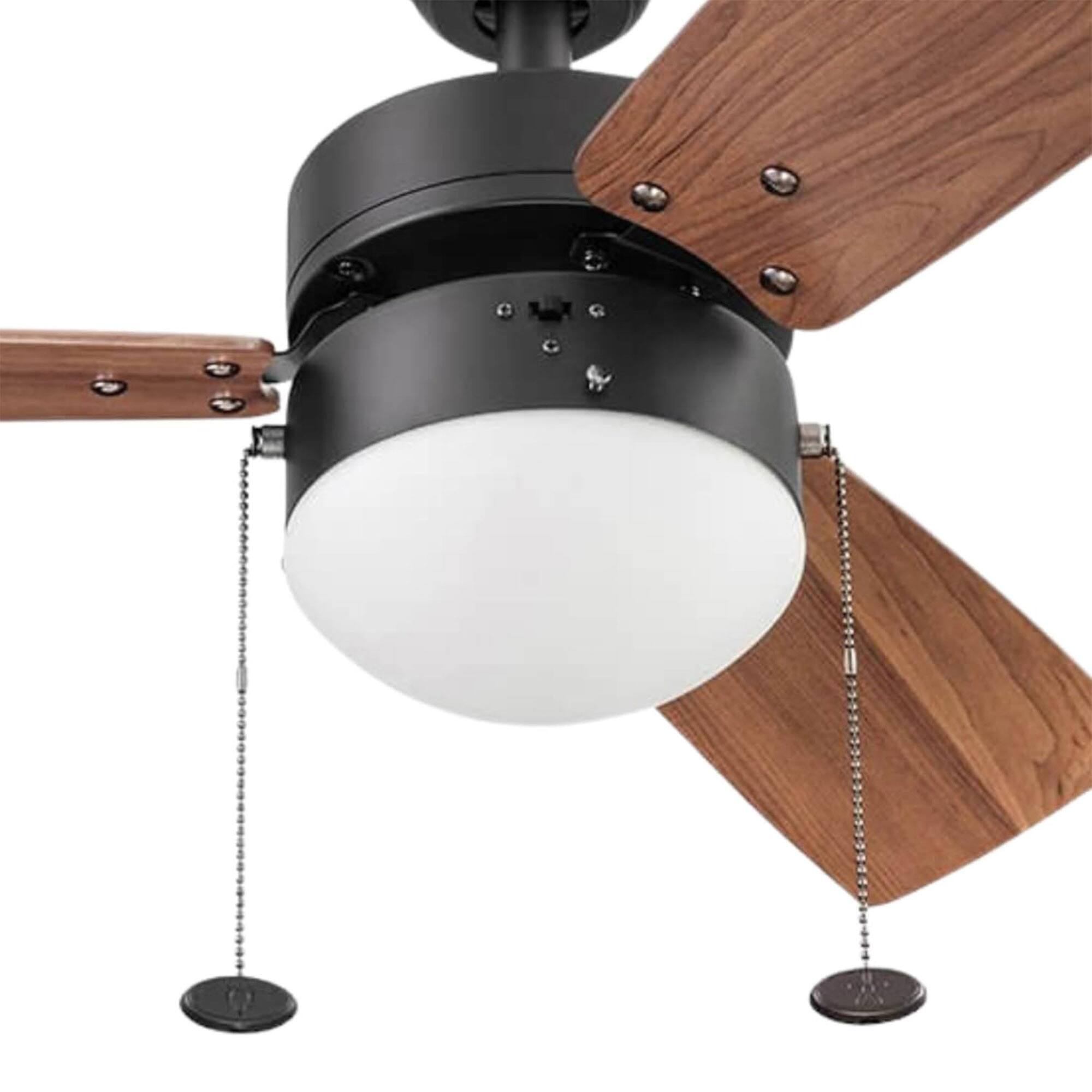 Alt View 7. Prominence Home - Prominence Home Rawling 30 Inch Indoor LED Ceiling Fan with Pull Chain, Bronze - Bronze.