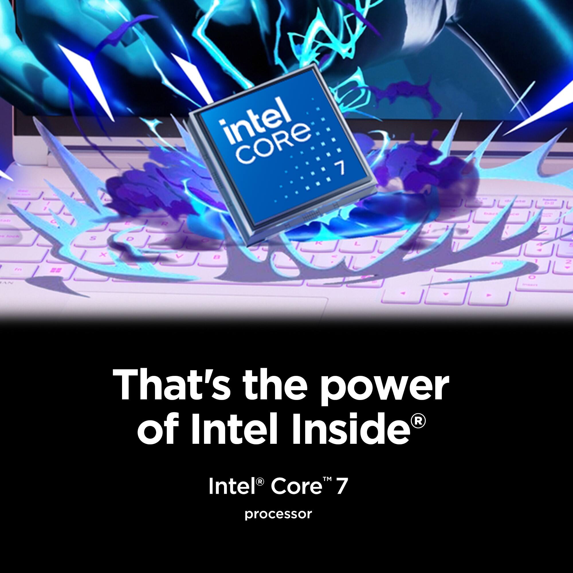 intel CORE 7

ENJI
fab
G
E
R
7
C hink
S
D
F
G
K
L
fn AN
##
x
V

ml)
V
deta
1 O
2

That's the power of Intel Inside
TM Intel Core 7 processor