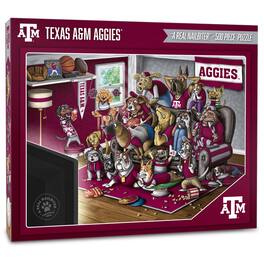 YouTheFan - Texas A&M Aggies Purebred Fans 18'' x 24'' A Real Nailbiter 500-Piece Puzzle - Multicolor
