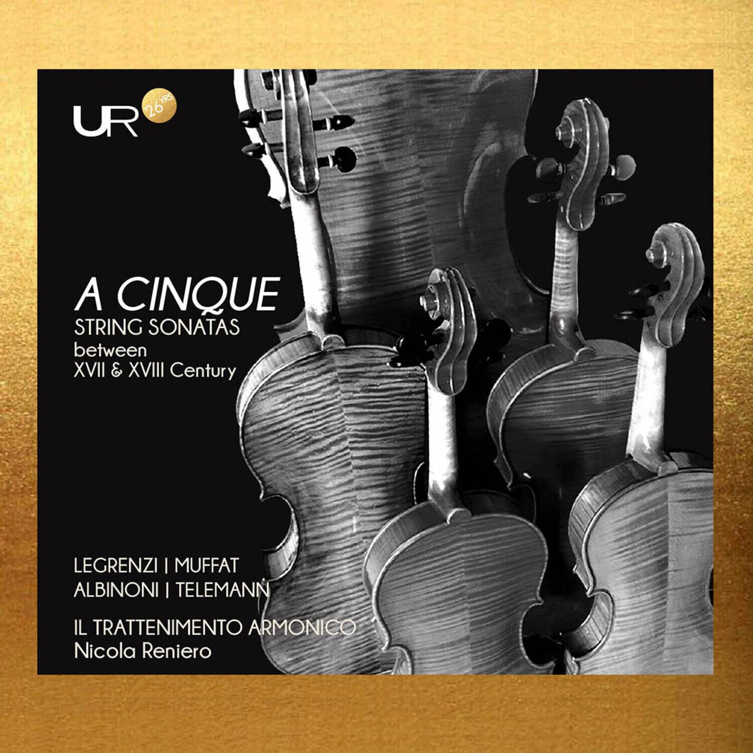 Nicola Reniero - Cinque - String Sonatas   - COMPACT DISCS [CD]