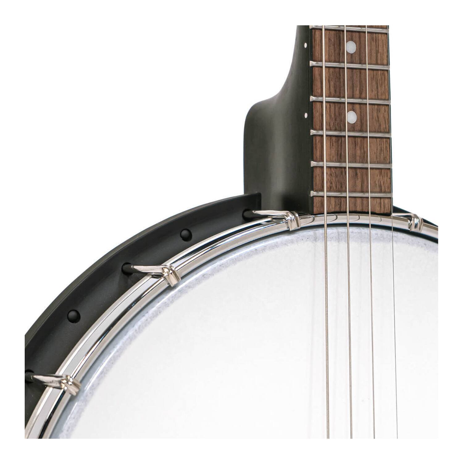 Back. Gold Tone - Gold Tone AC-4: Acoustic Composite 4-String Openback Tenor Banjo with Gig Bag.
