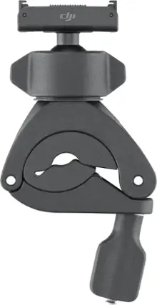 Front. DJI - Osmo Action Handlebar Mount - Black.