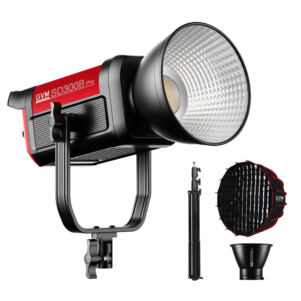 GVM - Pro SD300B 300W Bi-Color LED Video COB Spotlight Kit with Softbox and Light Stand price history on PriceWatchPro