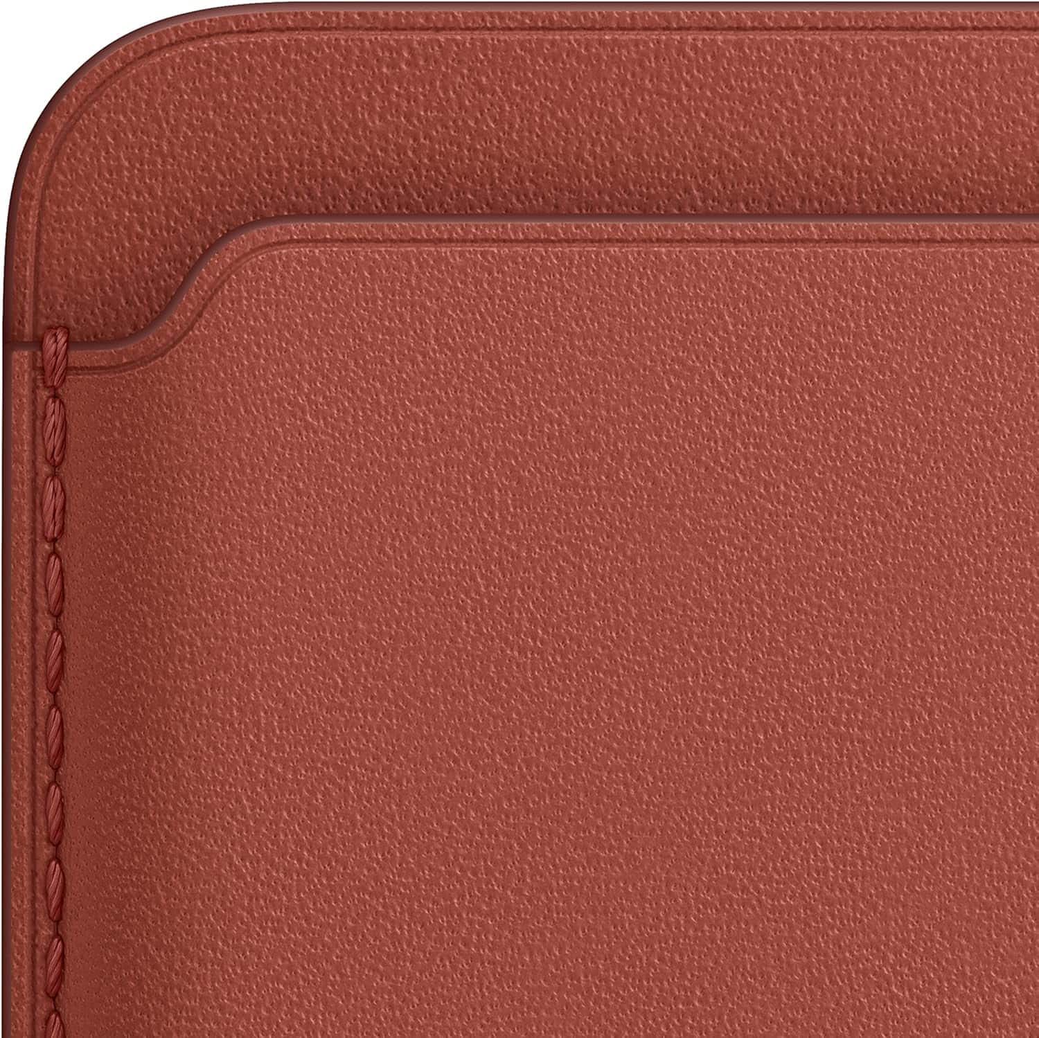 Angle. Apple - Apple iPhone Leather Wallet with MagSafe - Arizona - Arizona.