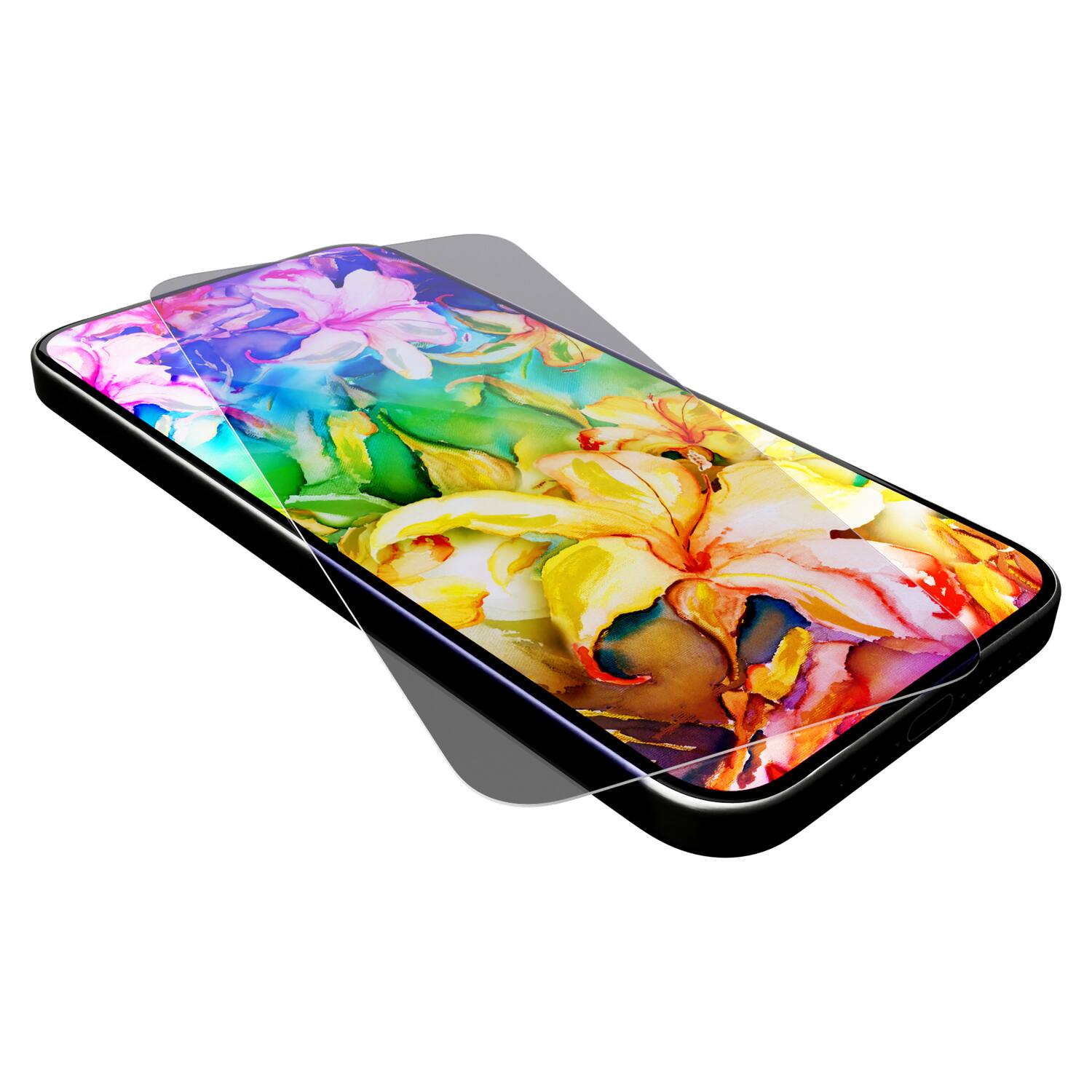 Back. Cellhelmet - Cellhelmet St-107-c100 Tempered Glass Screen Protector With $100 Coverage (iphone 16 Pro Max) - clear.