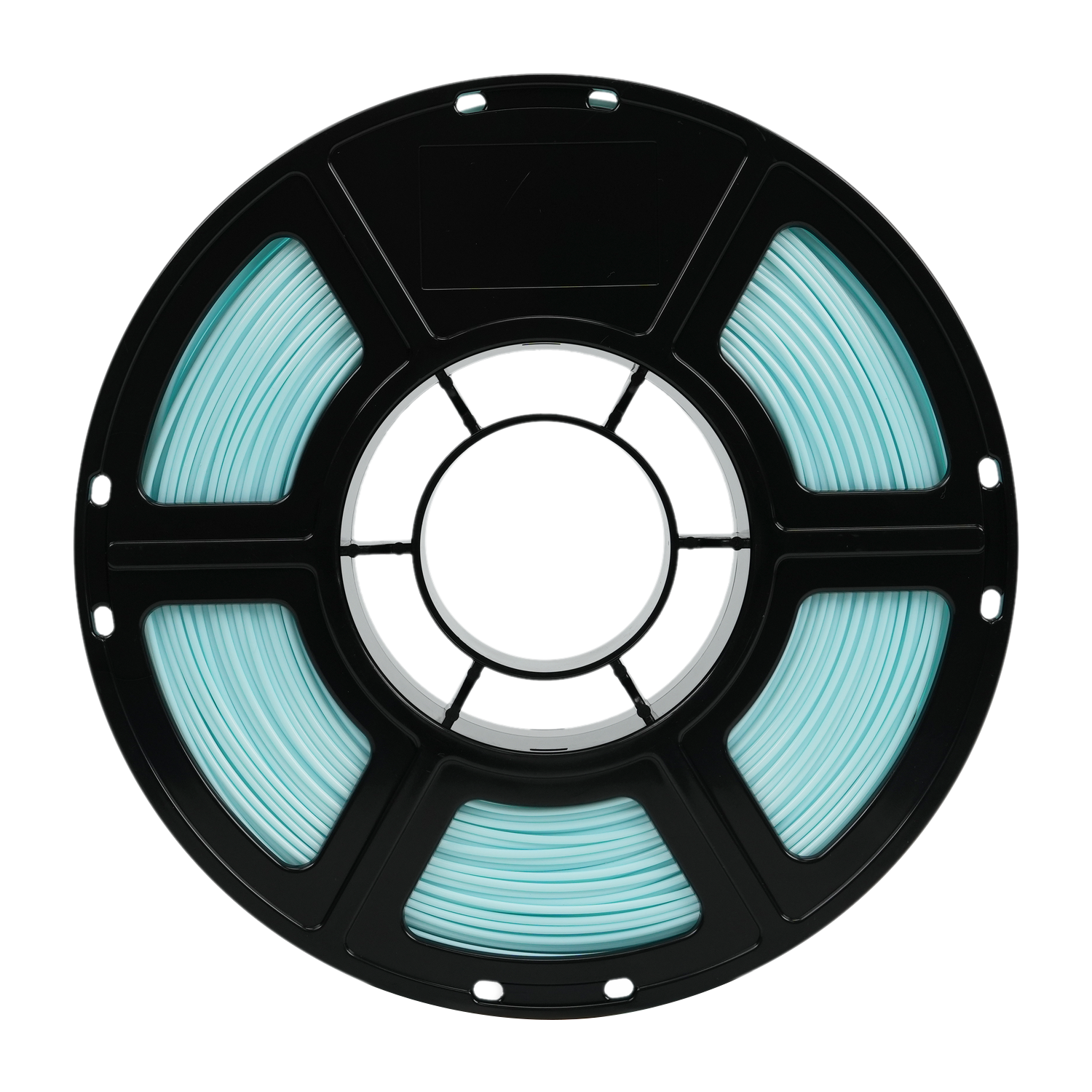Alt View 7. Flashforge - PLA Silk+ 3D Printer Filament-1.75mm-1kg (2.2 lbs) Spool - Milky Blue.