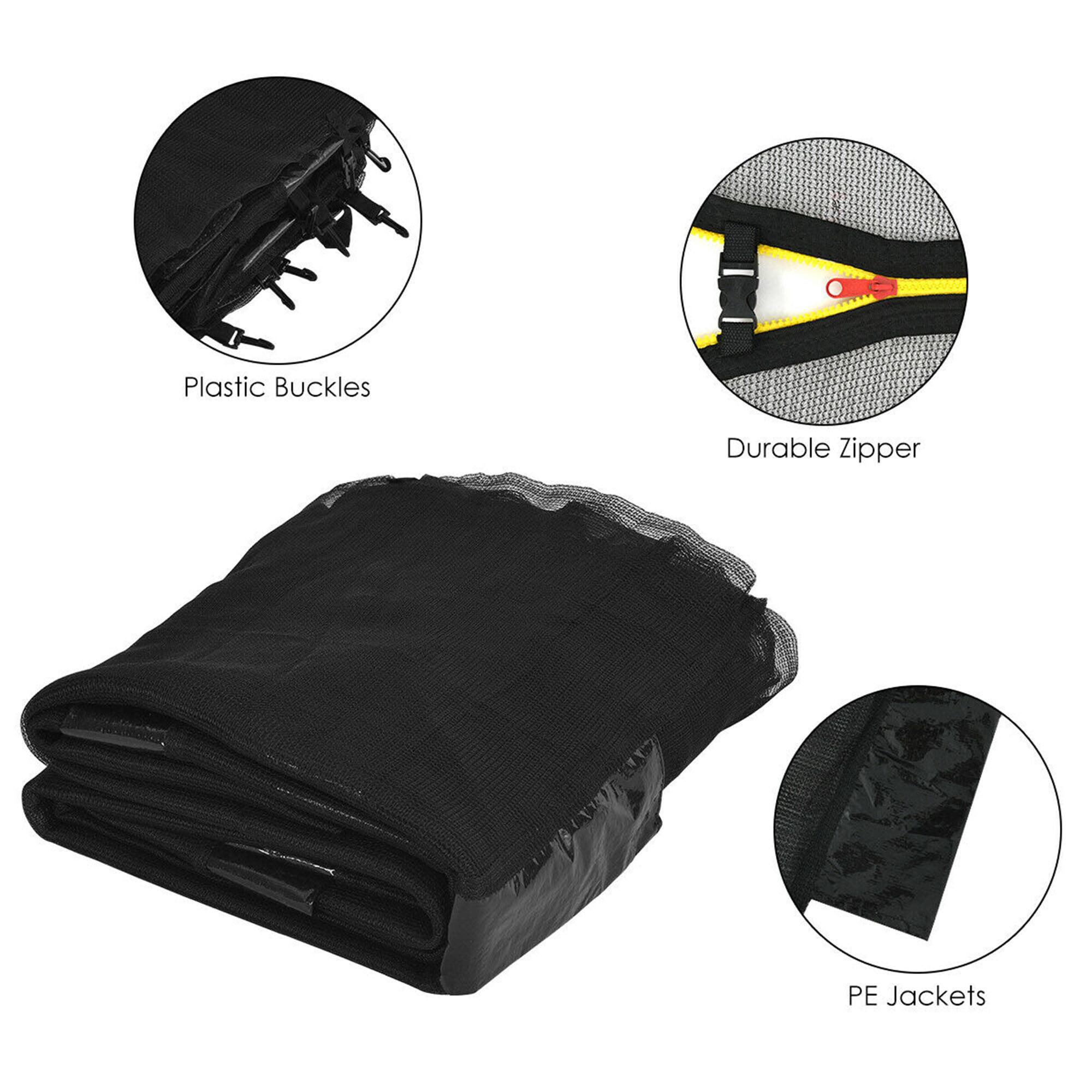 Plastic Buckles  
Durable Zipper  
PE Jackets