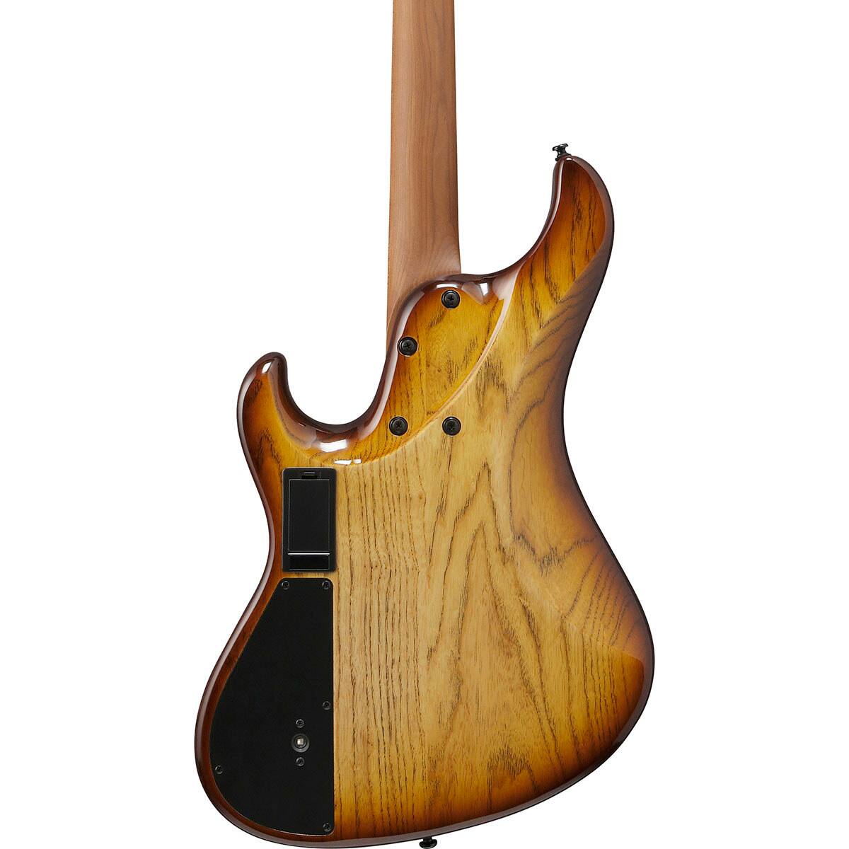 Alt View 4. Ibanez - Ibanez MDM Mode MDM1300 Electric Bass Guitar, Natural Stained Amber Burst.