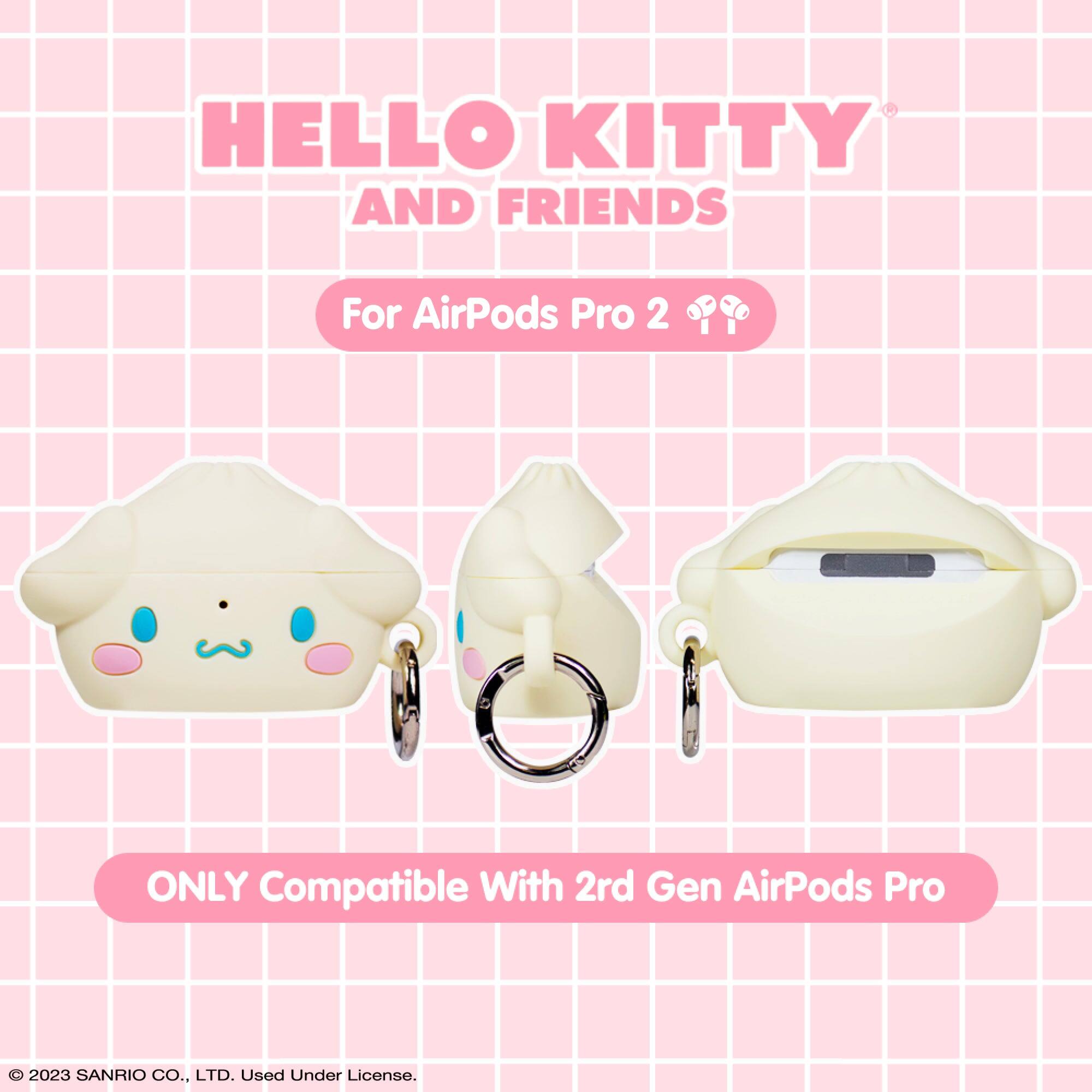 HELLO KITTY AND FRIENDS  
For AirPods Pro 2  
ONLY Compatible With 2nd Gen AirPods Pro  

© 2023 SANRIO CO., LTD. Used Under License.