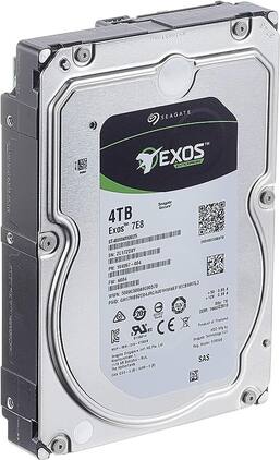 Seagate - Refurbished Excellent - 4TB 3.5" Hard Drive ST4000NM0025 Exos 7E8 SAS 7200RPM 12Gbps (NOT FOR HOME PC!)
