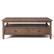 Alt View 13. Simpli Home - Warm Shaker Rectangular Rustic Wood 2-Drawer Coffee Table - Rustic Natural Aged Brown.