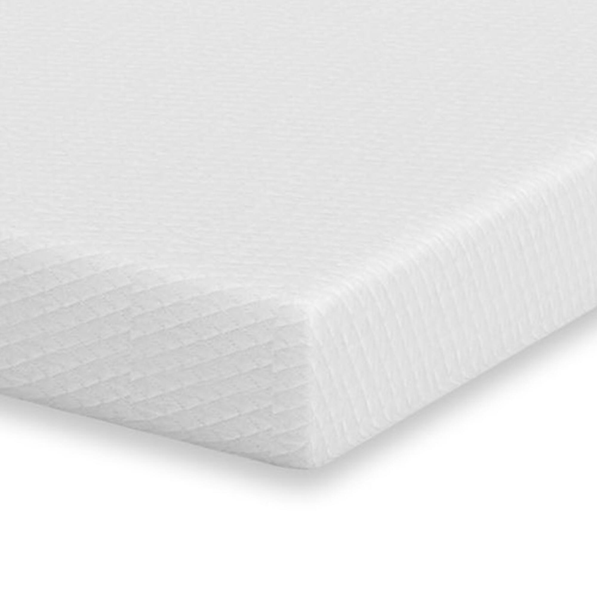 Back. Vaczon - 12" Queen Memory Foam Mattress, Gel Infused Cooling Foam, Medium Firm Comfort and Pressure Relief - White.