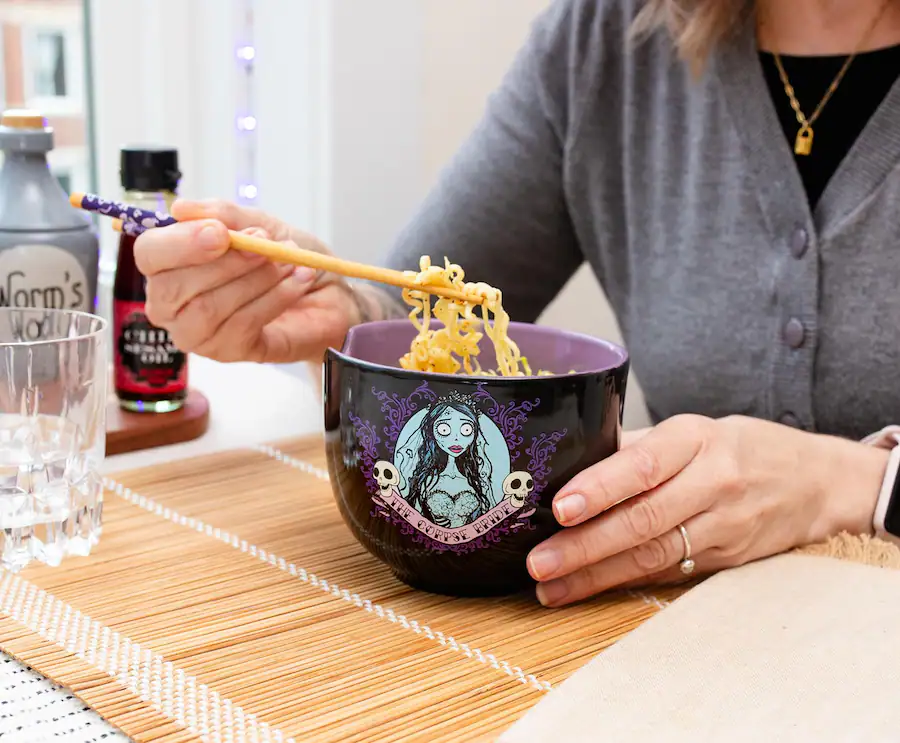 Silver Buffalo Tim Burton's Corpse Bride Emily 20 Ounce Ramen Bowl and ...