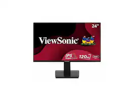 ViewSonic - VA2448-MHU 24" 1080p IPS Monitor, 120Hz, VRR, Eye Care, HDMI, VGA, USB-C - Black