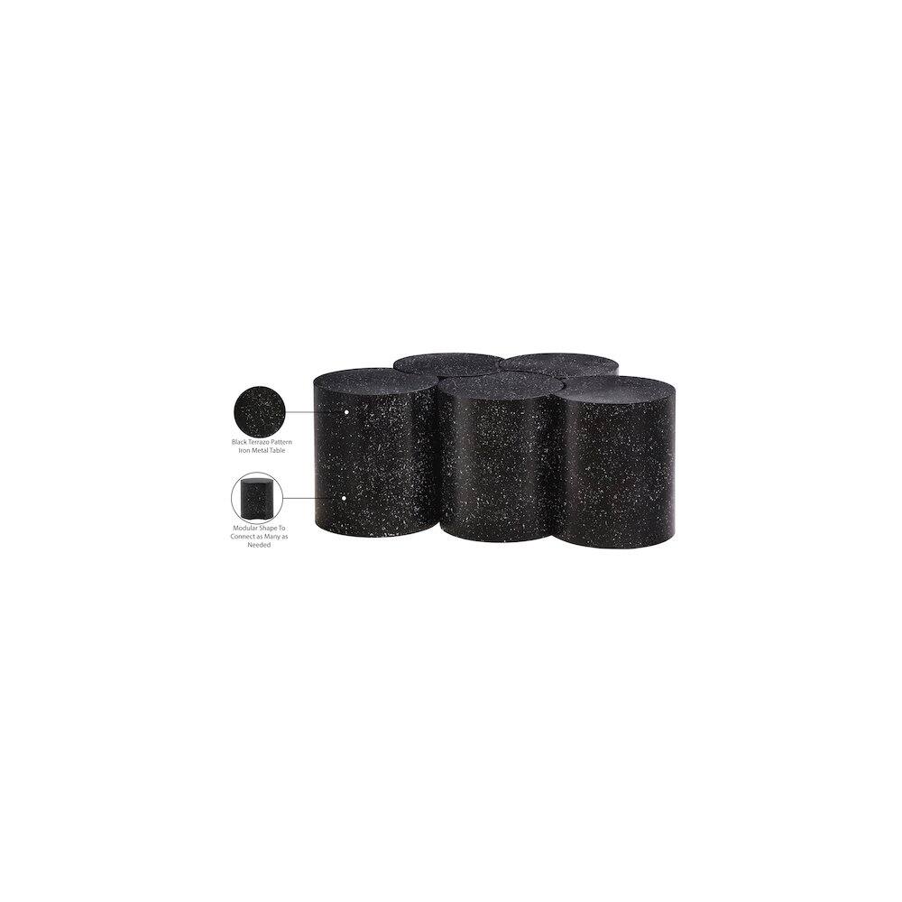 Nars Black Terrazzo Pattern  
Modular Shape 10 to Connect  
Modular Shape 10 as Needed