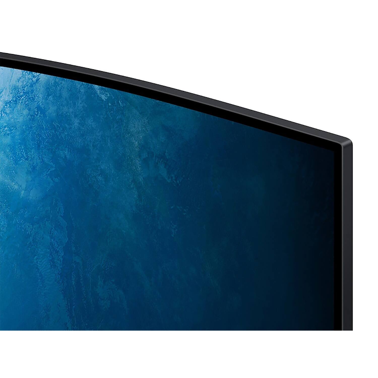 Alt View 1. Samsung - 49" Odyssey 1000R Curved Dual QHD 240Hz 1ms FreeSync Gaming Monitor HDR1000 +2-Year Extended Warranty Protection Bundle - Black.