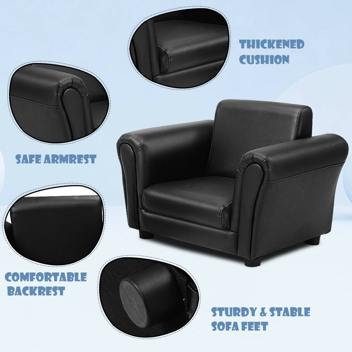 - Thickened Cushion
- Safe Armrest
- Comfortable Backrest
- Sturdy & Stable Sofa Feet