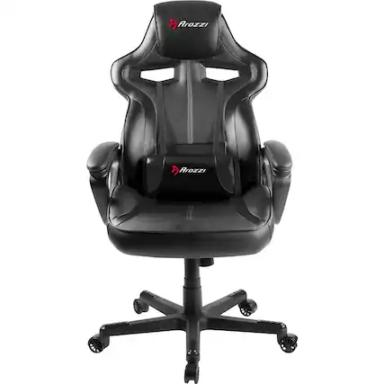 Front. Arozzi - Milano Gaming/Office Chair - Black.