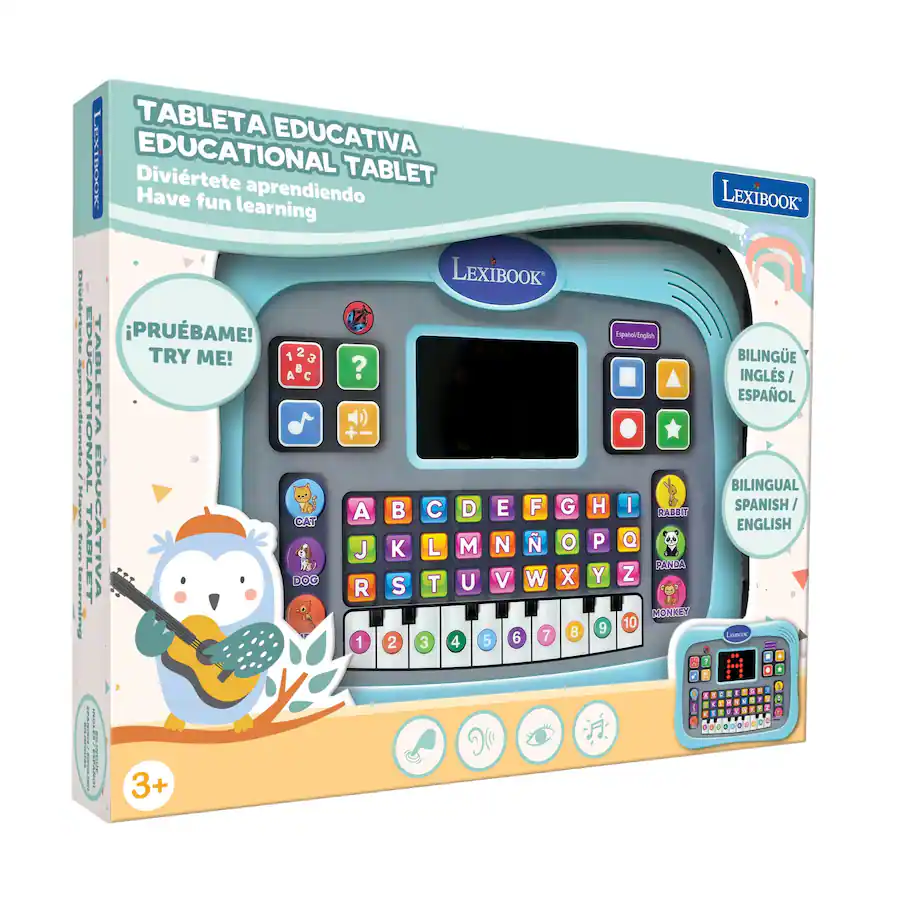 Lexibook ABC Bilingual Educational Tablet with Touch Panel & LED ...