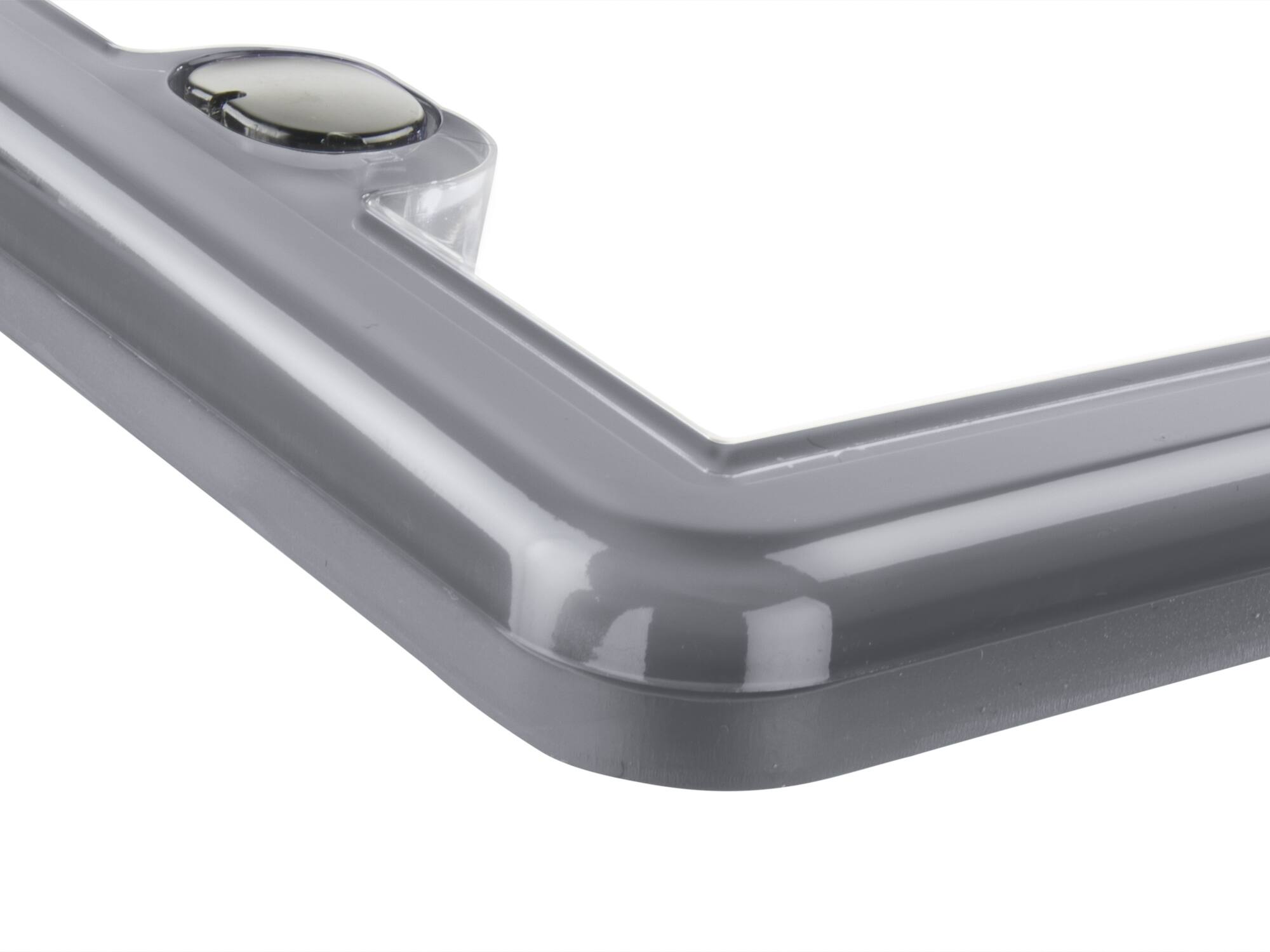 Alt View 1. WeatherTech - ColorFrame | License Plate Frame with Multi-Flex Gasket and Stainless Steel Hardware - Beluga Grey.