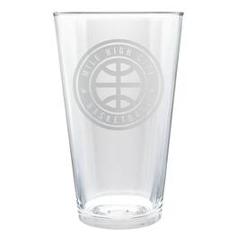 Great American Products - Denver Nuggets Etched 16oz. Rally Cry Pint Glass - Multicolor