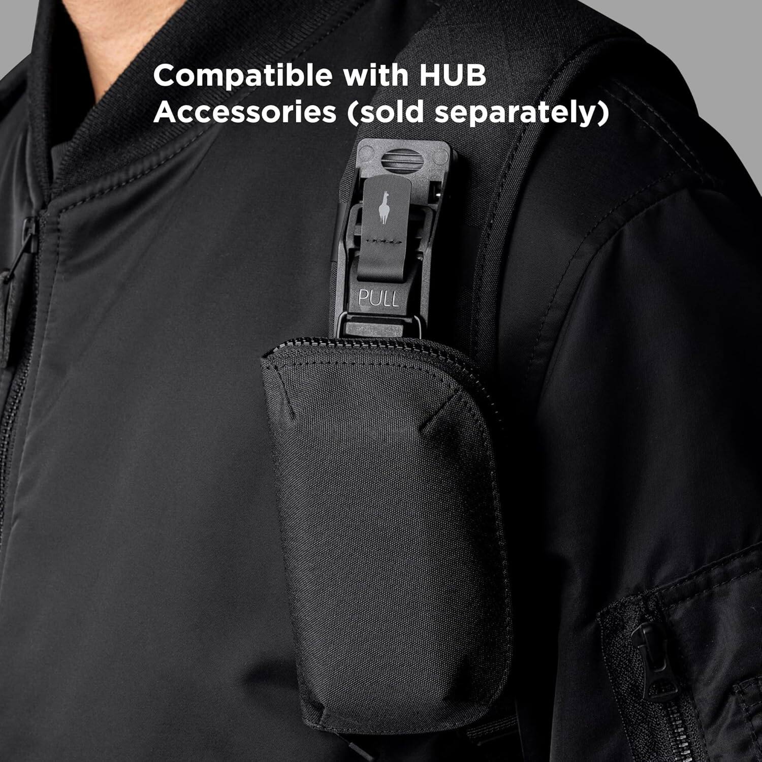 Compatible with HUB Accessories (sold separately)  
PULL