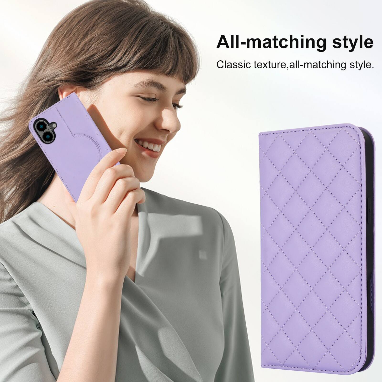 All-matching style Classic texture, all-matching style.