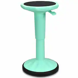 Ecooso - Adjustable-Height Wobble Stool Chair for Standing Desk, Active Sitting Balance Seat, Office - Green