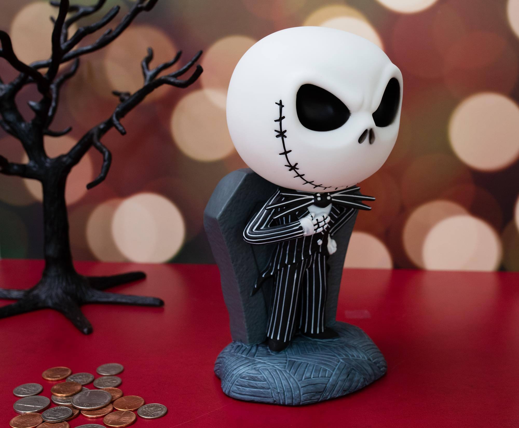 Alt View 4. Monogram - Monogram International - Cute Jack Skellington Bank   - Collectibles - Multicolor.