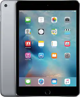 Apple - Refurbished Excellent - Refurbished iPad Mini 2 A1489 (WiFi) 16GB w/ Wireless Earbuds - Space Gray