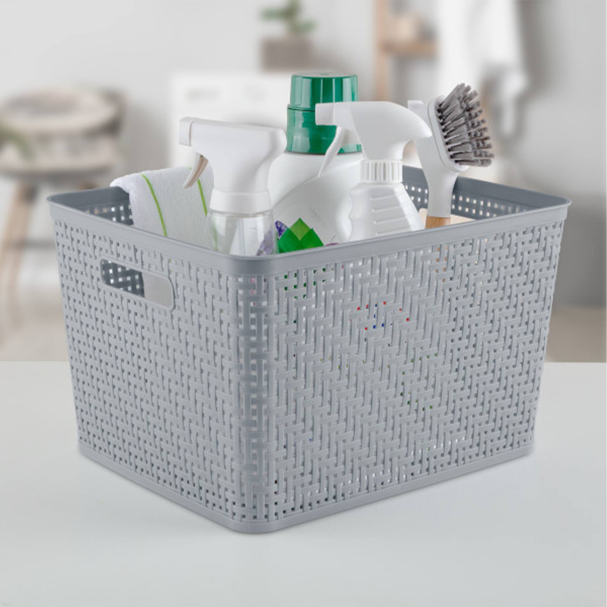 Alt View 3. Sterilite - Sterilite 14"Lx8"H Woven Rectangular Tall Basket for Home Organization (24 Pack) - Tall Basket.