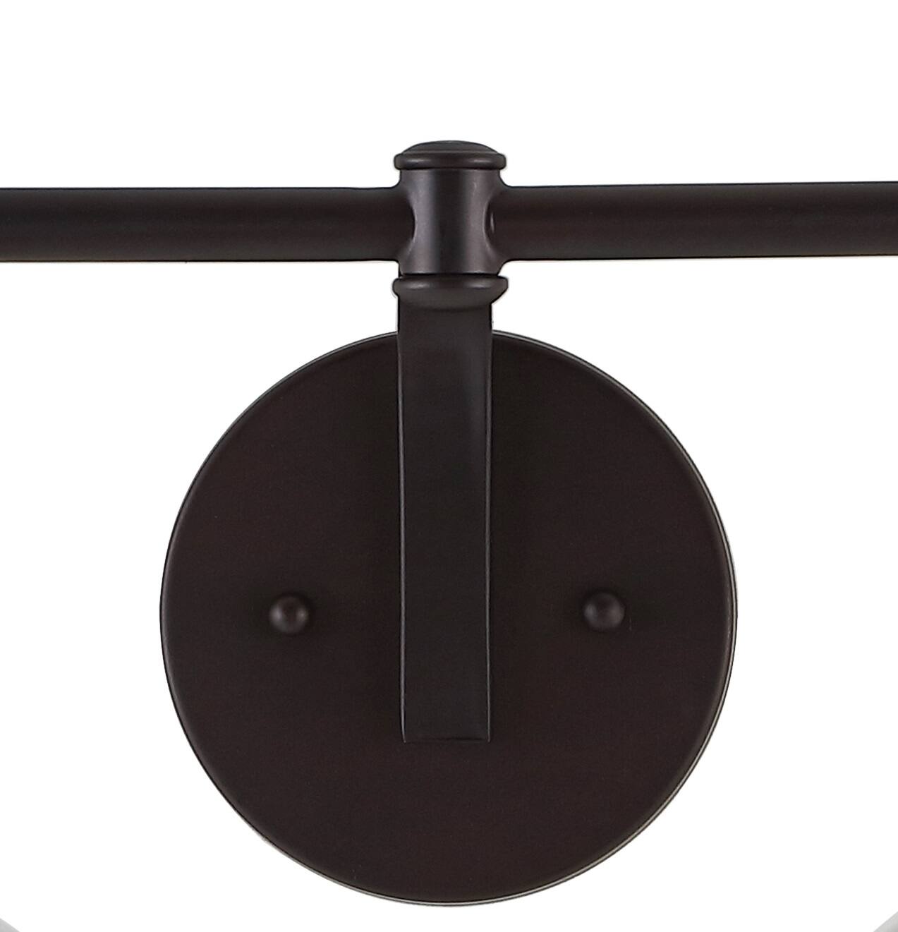 Alt View 5. Jonathan Y - Manhattan Vintage 25.5" 3-Light Metal/Glass Industrial Rustic LED Vanity, Brass Gold/Oil Rubbed Bronze - Brass Gold/Oil Rubbed Bronze.