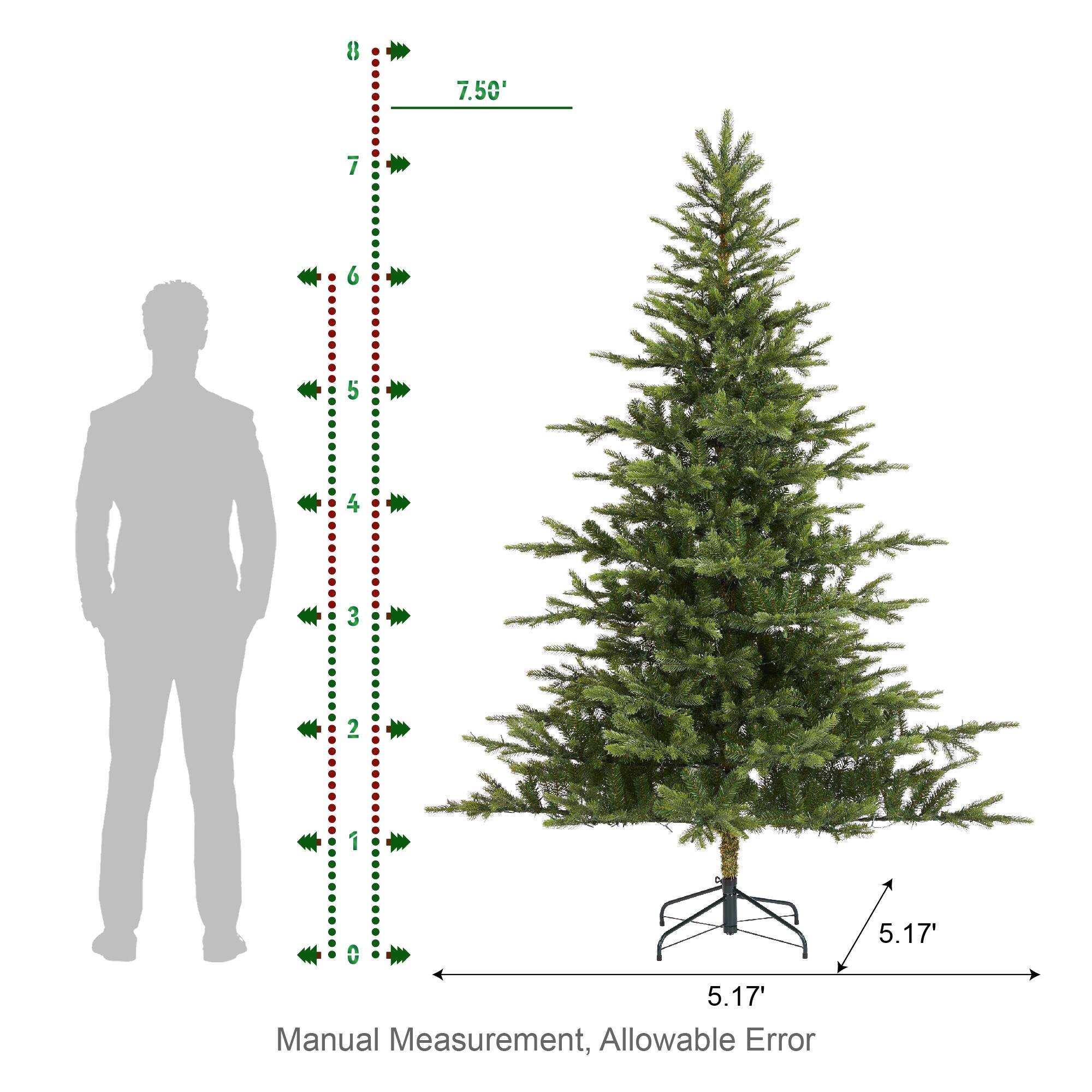 8
7.50'
7
6
5
4
3
2
1
OV 5.17' Manual Measurement, Allowable Error
5.17'