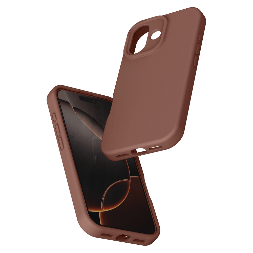 Alt View 1. Avana - velvet w/ MagSafe Case for Apple iPhone 17 - Light Brown.