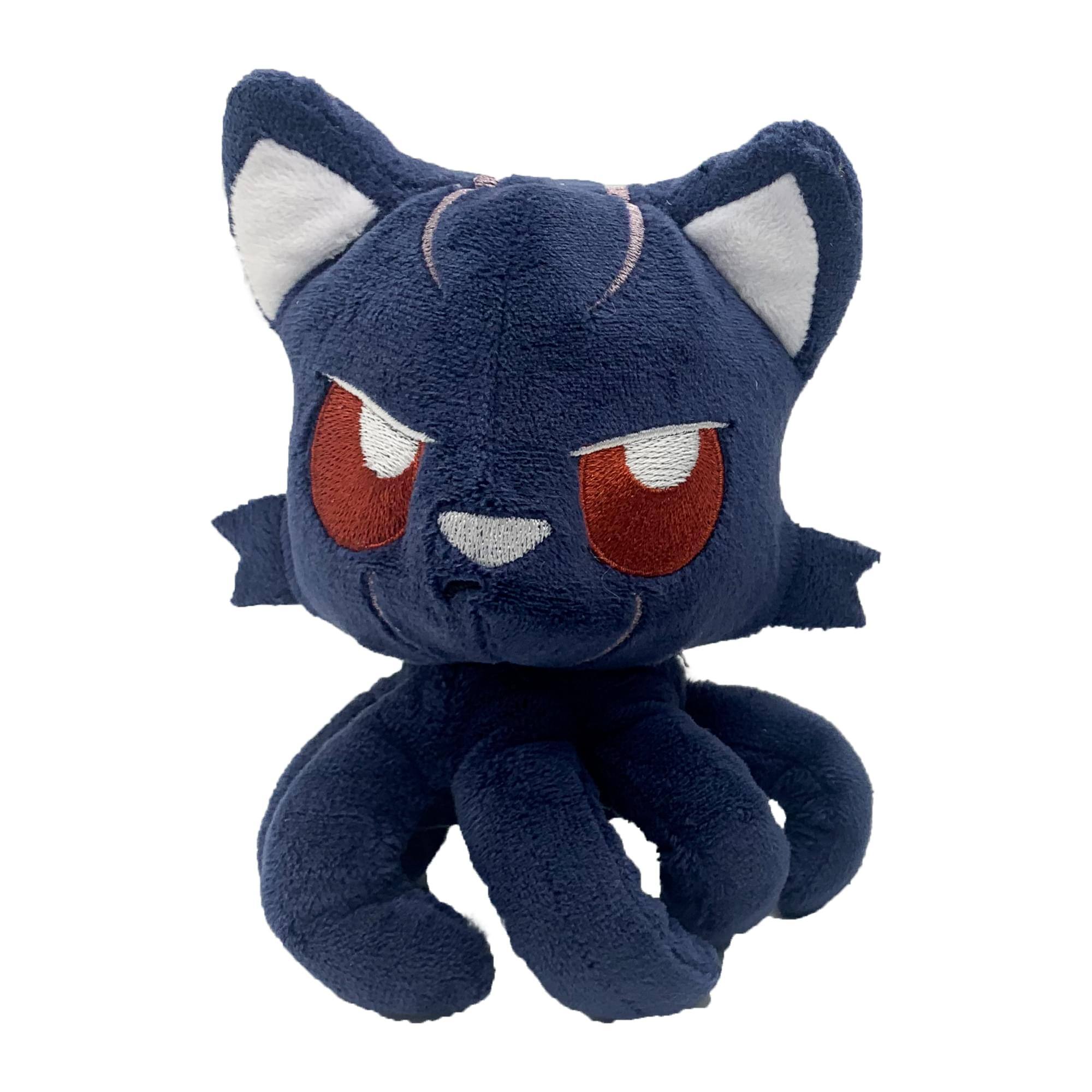 Alt View 1. Tentacle Kitty - Tentacle Kitty Campaign Critters Dark Elf Little One Plush - Blue.
