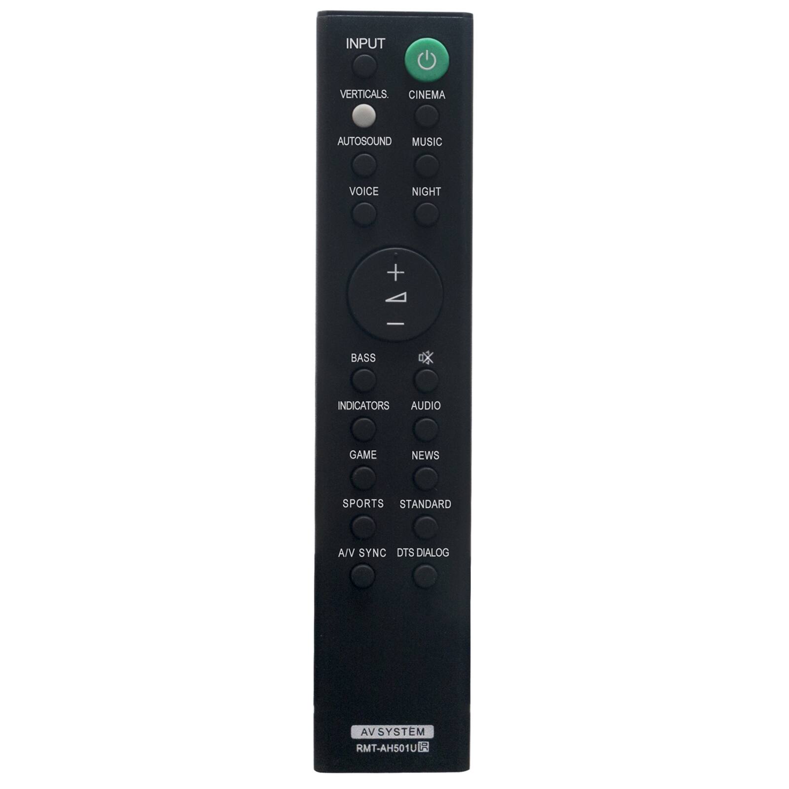 ZdalaMit - RMT-AH501U Replacement Remote for Sony Soundbar HT-X8500 HTX8500 Sound Bar System - Black