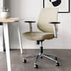 Front. Branch Furniture - Daily Chair – Office Chair with Swivel, Lumbar Support, Adjustable Arms, Sustainable & Comfortable Seating - Linden Green.