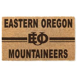 Jardine - Eastern Oregon Mountaineers 18" x 30" Team Logo Doormat - Brown