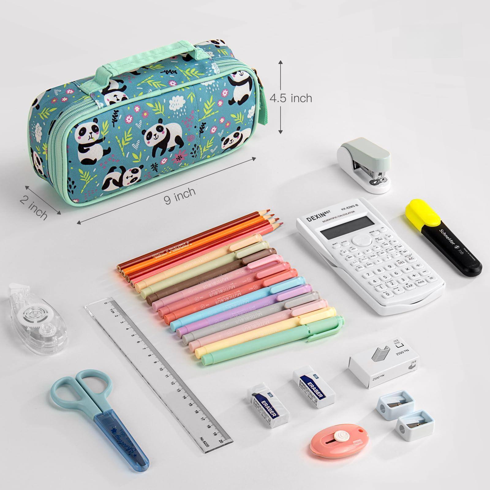 Paradigms Interiors Panda Pencil Case For Soft Pencils Pouch Teal ...