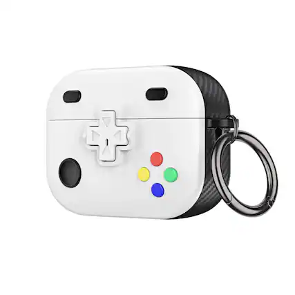 Front. Stock Preferred - Shockproof Full Protective Case for Apple AirPods Pro 2nd Gen - White.