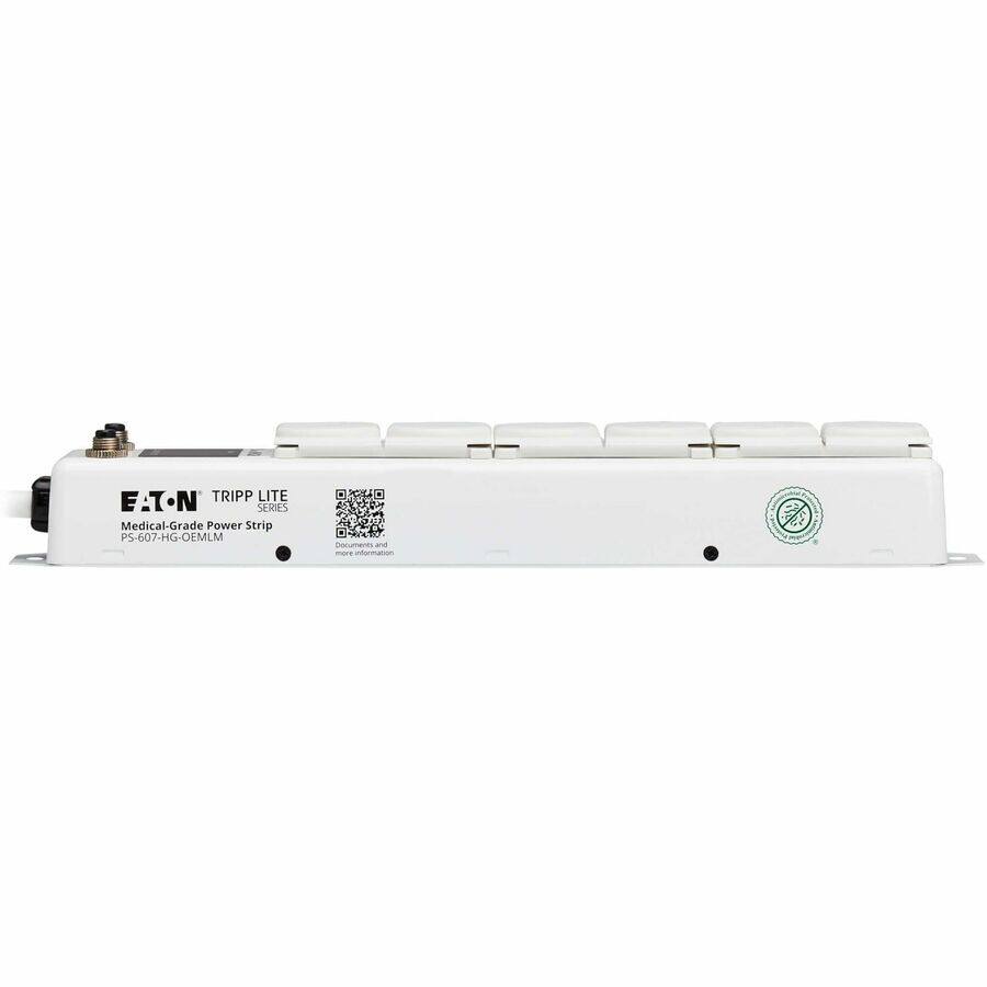 EATON TRIPP LITE SERIES  
Medical-Grade Power Strip  
PS-607-HG-0EMLM  

Documents and more information